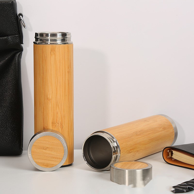 Insulated Bamboo Water Cup